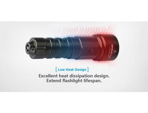 Diving Flashlight XTAR D26W WHALE-W Li-ION 18650 LED 1000lm - 16