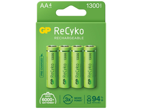 Rechargeable battery R6 1300mAh GP ReCyko 1,2V NiMH