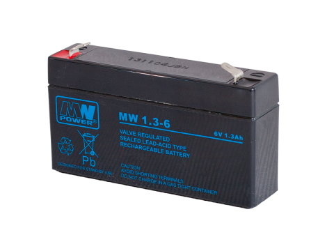 Akumulator żelowy 6,0V/1,3Ah  MW