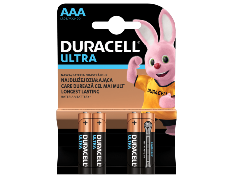 Bateria alk. LR03 DURACELL TURBO/ULTRA - 4