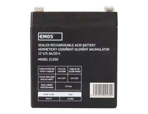 AGM battery 12V/5Ah EMOS - image 2
