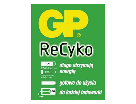 Rechargeable battery R6 2700 GP Recyko New - 2