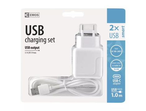 Charger EMOS SMART USB 3,1A V0119 - 6