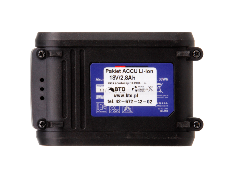 Battery for Celma WAK-Li 18GEO+ 18V 2,8Ah Li-ION - 3
