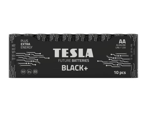 Alkaline battery  LR6 TESLA BLACK+F10