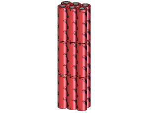 Battery pack Li-Ion 18650 11.1V 12.3Ah 3S6P - image 2