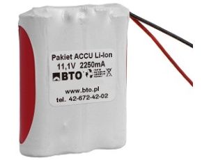 Battery pack Li-Ion 18650 11.1V 2.1Ah 3S1P - image 2