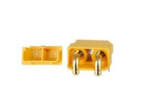 Amass XT60PW-F female connector 45/60A for PCB with cover - image 2