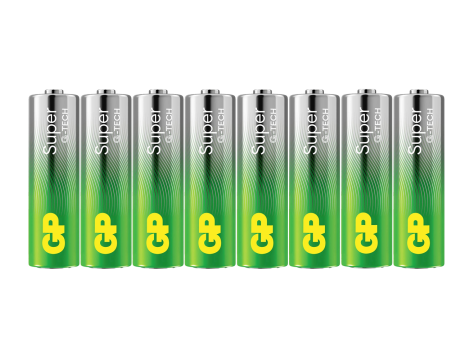 8 x Bateria alkaliczna LR6/ AA GP SUPER G-TECH