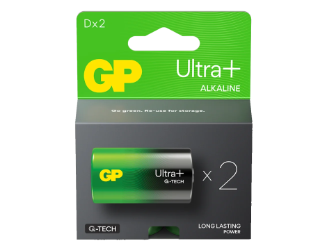 Bateria alk. LR20 GP ULTRA Plus G-TECH