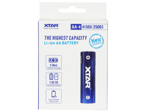 XTAR 14500-4150mWh LED 1,5V Li-ION