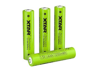 XTAR 10440-1.5V 1200mWh Li-ION AAA BOX4