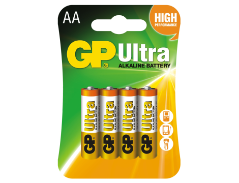 Alkaline battery LR6 GP ULTRA B4