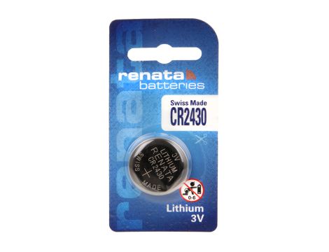 Lithium battery CR2430 285mAh 3V RENATA