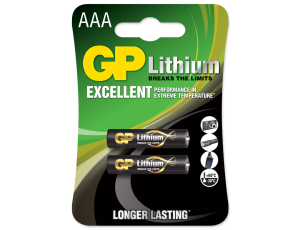 Lithium battery FR03 AAA 1,5V GP