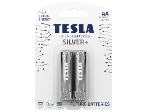 Alkaline battery  LR6 TESLA SILVER+B2