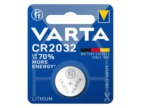 Lithium battery CR2032 220mAh 3V VARTA