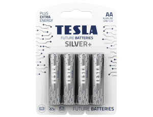 Alkaline battery  LR6 TESLA SILVER+B4