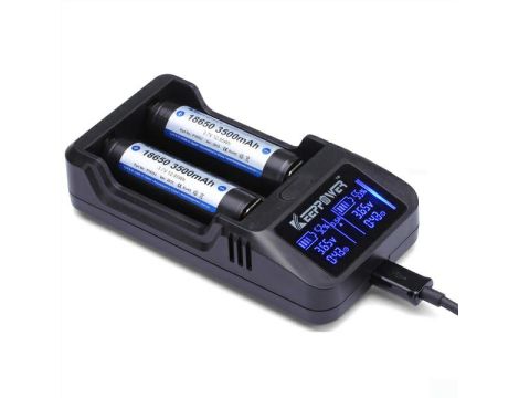 Charger Keeppower L2 LCD for 26650/18650/18350/14500 cell - 15