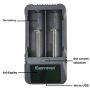 Charger Keeppower L2 LCD for 26650/18650/18350/14500 cell - 11