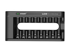 Charger XTAR LC8 for AA/AAA 1,5V Li-ION USB-C