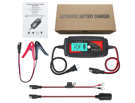 Fully Automatic Everpower 4 in 1 LCD charger for gel, AGM, Pb and LiFePO4 - 5