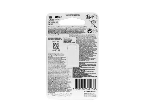 Hearing Aid Battery 10 ENERGIZER - 2