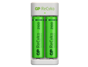 Battery charger GP Eco E211 + 2xAA ReCyko 2100 Series