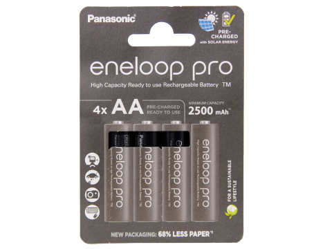 Panasonic Eneloop PRO R6/AA 2500mAh B4