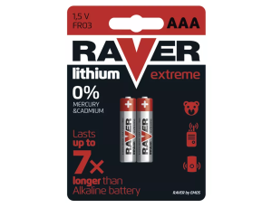Lithium battery RAVER FR03 B2 1,5V B7811