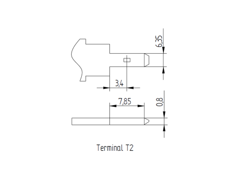 Akumulator żelowy 12V/5Ah MW Terminal T2 - 2