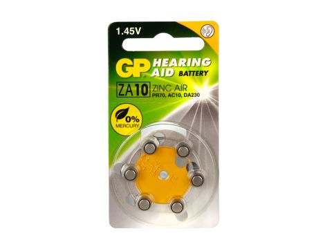 Hearing Aid Battery ZA10 75mAh GP