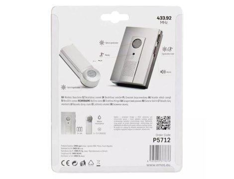 Wireless Doorchime 6898-10 P5712 EMOS - 5