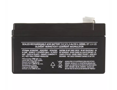Akumulator żelowy 12V/1,3Ah B9652 EMOS - 3