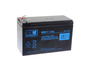 Akumulator żelowy 12V/7Ah MW T1 - image 2