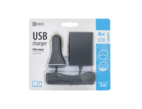 Ładowarka EMOS USB V0216 SMART 7.3A - 5