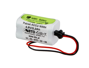 Custom battery pack Ni-MH GP220AAM4YMX 4.8V 2.2Ah - image 2