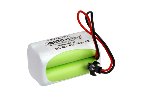 Custom battery pack Ni-MH GP220AAM4YMX 4.8V 2.2Ah - 3
