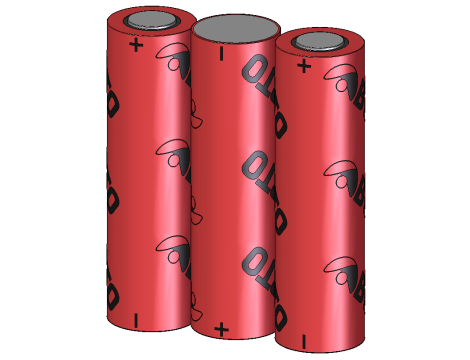 Battery pack Li-Ion 18650 11.1V 2.1Ah 3S1P - 4