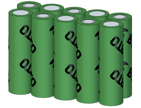 Custom battery packs NiMH AA 12V 2.2Ah 10S1P - 2