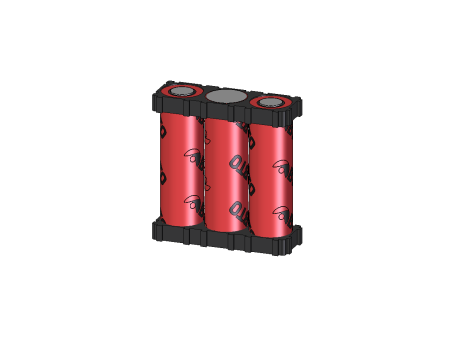 Battery pack Li-Ion 18650 11.1V 3.5Ah 3S1P - 4
