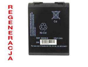 Battery pack regeneration INNOMED 12V 1900mAh NiCD
