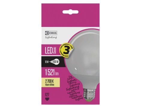 Bulb LED GLOBE 18W E27 WW EMOS - 4