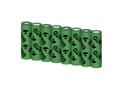 Custom battery pack NiCD 8S1P 9.6V 0.7Ah - SERVICE - 3