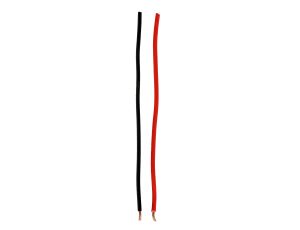 Silicon wire 1,0 qmm black/red