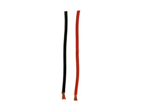 Silicon wire 2,5 qmm black/red