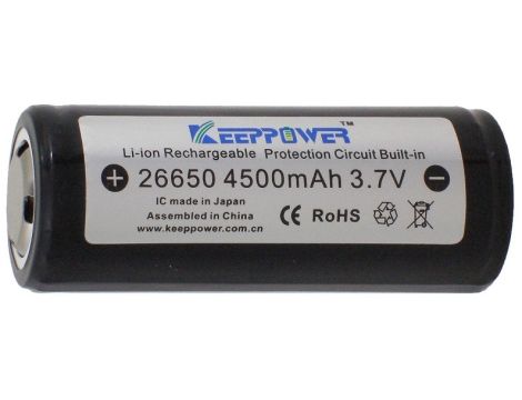 KEEPPOWER ICR26650-450PCM 4500mAh Li-ION - 5