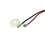 Plug with wires JST VHR-2 AWG22/15 red/blk - 2
