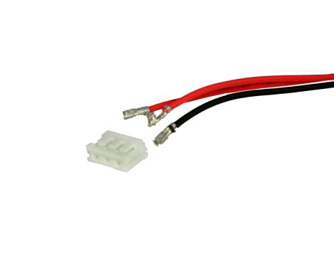 Plug with wires JST EHR-3 AWG24/15 red/red/blu