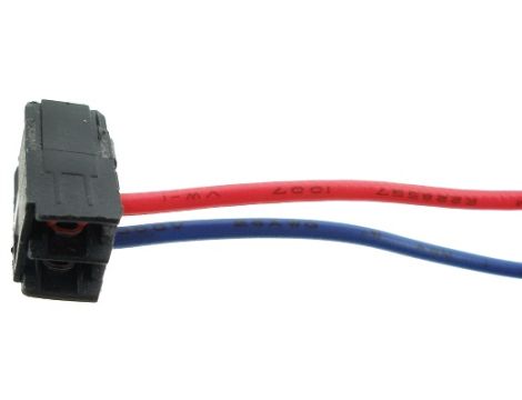 Plug with wires AMP 826371-2 AWG26/15 red/blu - 2